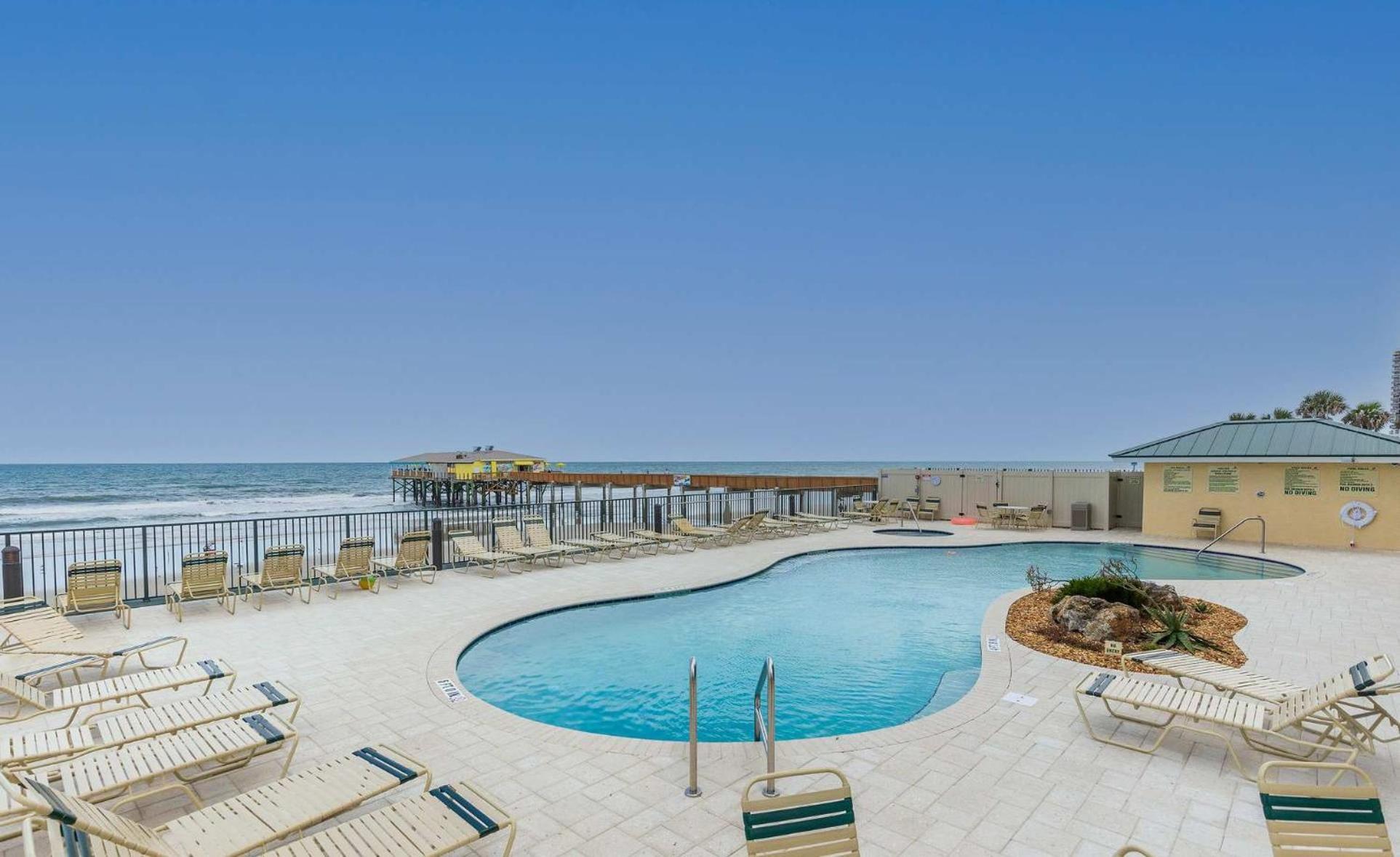 Ocean Views From Your Private Balcony! Sunglow Resort 606 By Brightwild Daytona Beach Shores Exteriér fotografie