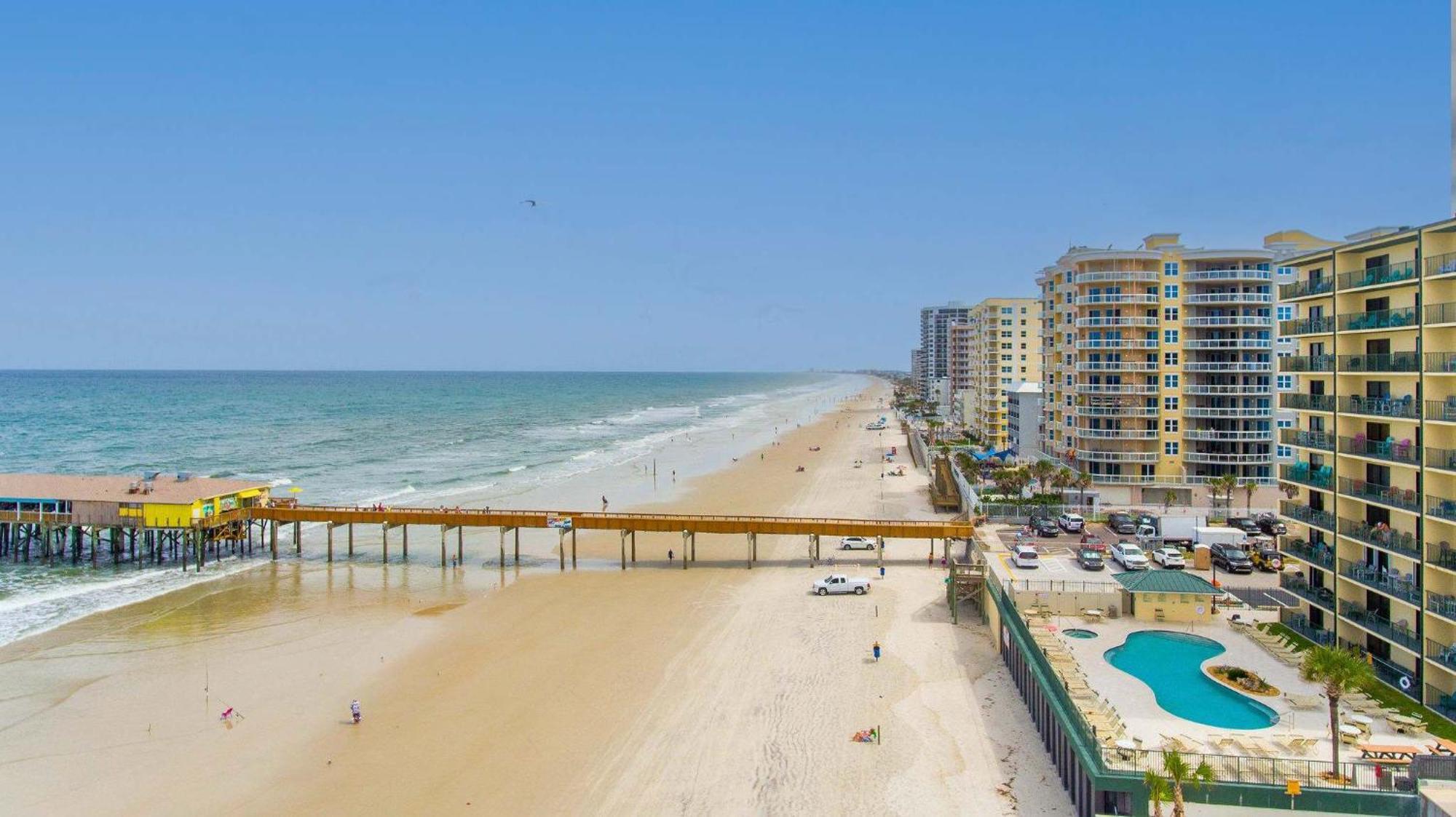 Ocean Views From Your Private Balcony! Sunglow Resort 606 By Brightwild Daytona Beach Shores Exteriér fotografie