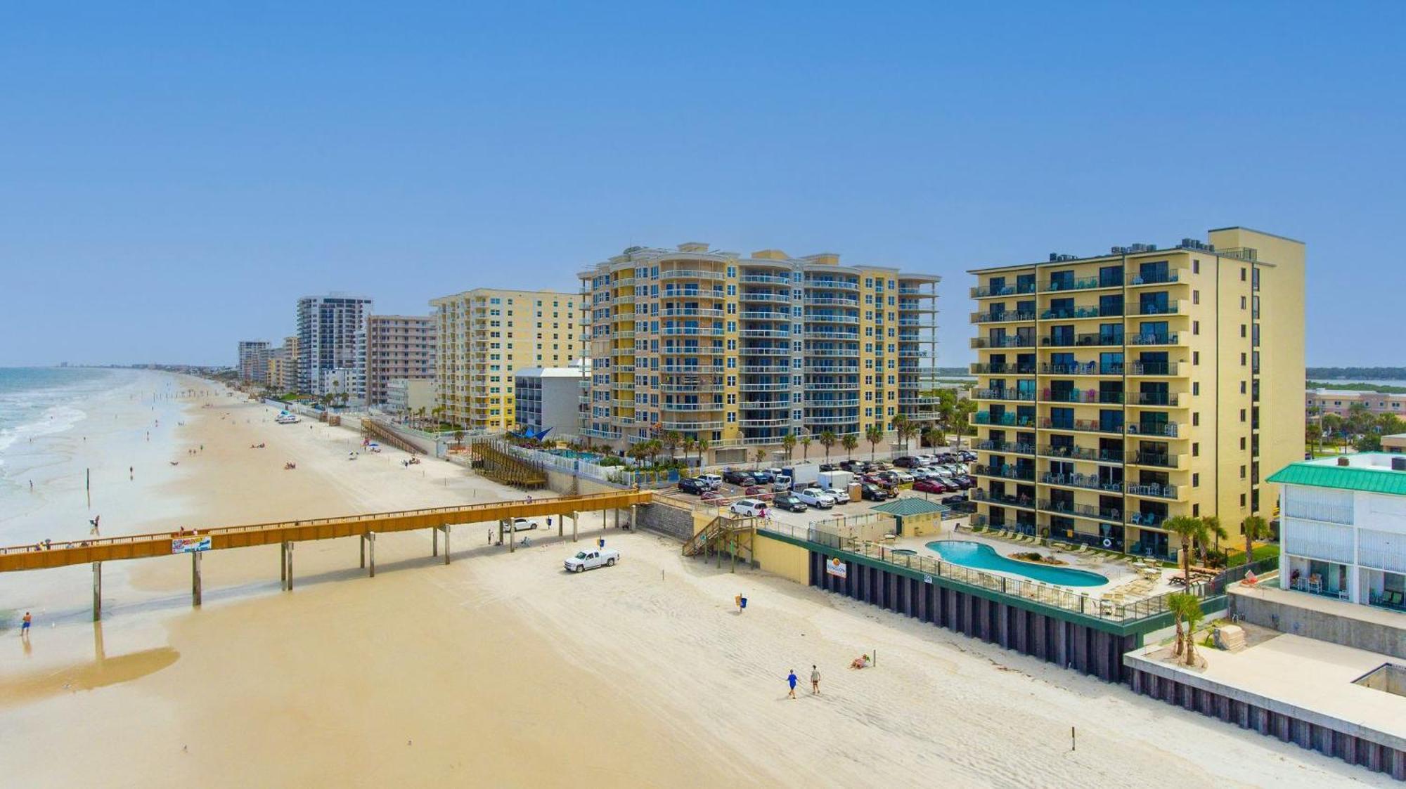 Ocean Views From Your Private Balcony! Sunglow Resort 606 By Brightwild Daytona Beach Shores Exteriér fotografie